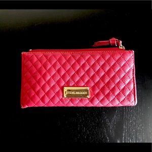 Steve Madden Red Quilted Wallet
